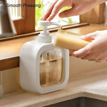 Snap sink Dispenser Plastic Clear Empty Pump Lotion Bottles (1 Set) the24kgal