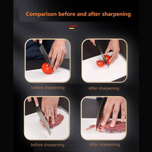 Kitchen Knife Sharpener – Handheld for Chefs & Serrated Knives (1 Pc, Chopper Not Included) the24kgal