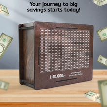 Wooden Money / Piggy Bank, Money Box (1 Pc / Pen Not Included) the24kgal