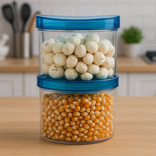 Air Tight & Unbreakable Kitchen Jar Set Food Storage Containers for Dry Fruits, Spices, Snacks, Pulses (2 Pcs Set) the24kgal
