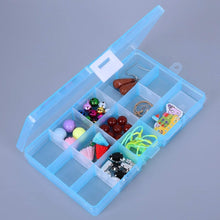 15-Grid Clear Plastic Jewelry Organizer Box with Dividers (1 Pc) the24kgal
