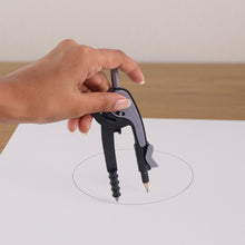 2-Piece Geometry Protractor Set with Lock and Transparent Protractor the24kgal