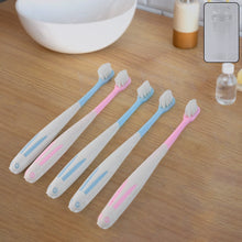 Multipurpose Travel-Friendly Toothbrush Holder with 5 Soft Bristle Toothbrushes the24kgal