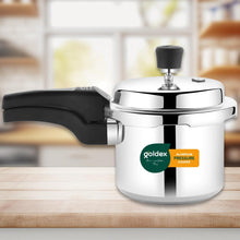 Aluminium Classic Goldex Pressure Cookers With Outer Lid (1.5 Litres / 5-Year warranty,  ISI Number :- 2347, BIS Number :- CM/L -7600164310 the24kgal
