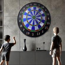 Magnetic Dart Board Game Set with 6 Soft-Tip Darts the24kgal