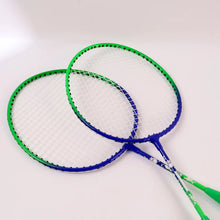 2 Pc Lightweight Kids Badminton Racket Set with Carry Bag the24kgal