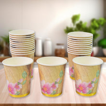 Disposable Paper Cups, Disposable Tea, Coffee Cups (24 Pcs Set / Mix Color & Design) the24kgal
