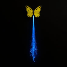 LED Butterfly Hair Braid Clip (Mix Color, 1 Pc) the24kgal