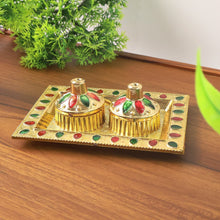Rakasha Bandhan Special Puja Thali, Kumkum Thali Holder, Pooja Return Gift, Indian Housewarming Gifts, Brother / Bhai / Bhabhi / Sister / Family  Rakhi for Rakshabandhan, Diwali the24kgal
