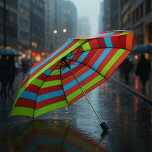 3-Fold Sun & Rain Protective Solid Foldable Umbrella, (1 Pc / Mix Design) the24kgal