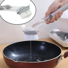 Home & Kitchen Cleaning Brushes, Scrubber, Soap Dispenser Scrub Brush for Pans Pots and Bathtub Sink (2 In 1) the24kgal