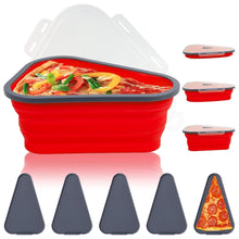 Reusable Expandable Pizza Storage Container with 5 Microwavable Trays – Adjustable for Home & Outdoor Use the24kgal