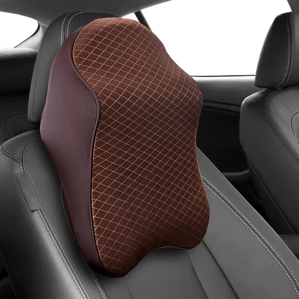 Say Goodbye to Neck Pain: Memory Foam Car Neck Pillow for Drivers (1 Pc, Mix Color) the24kgal
