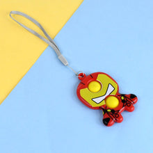 Creative Cartoon Style Mini Push Pop Bubble Keychain (1 Pc) the24kgal