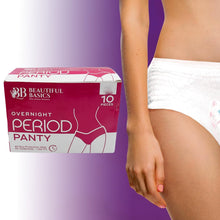 Women's Emergency Kit, Travel Kit- Includes Seamless Underwear, Pantyliner, Feminine Hygiene Sachet First Period Kit (10 Pcs) the24kgal
