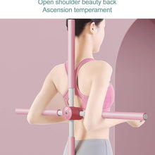 Posture Stretching Stick, Yoga Sticks Humpback Correction Open Shoulder Adjustable for Posture, Pain Relief Rotating Yoga Stick Retractable Dance Studio (1 Pc) the24kgal