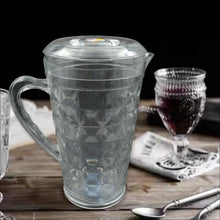 Mocktail Pet Jug  Plastic Jug With lid, Drinking Beverage Jag, Transparent Tableware  Reusable BPA Free, Plastic Water jug for Home use, Perfect for Home, Restaurants the24kgal