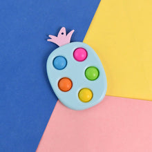 Silicone Push Pop Keychain Toy for Kids (1 Pc) the24kgal