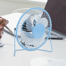 USB Table Desk Personal Metal Electronic Fan, Compatible with Computers, Laptops, Student Dormitory, Suitable For Office, School Use (1 Pc) the24kgal
