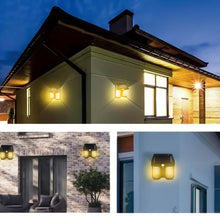 Outdoor Solar Wall Lamp Outdoor Waterproof High Quality Lamp Induction Garden Lamp Garden Villa Night Lamp Double Lamp Light (1 Pc) the24kgal