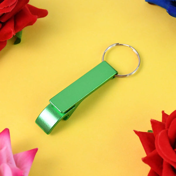 Metal Bottle Opener Keychain (1 Pc) the24kgal