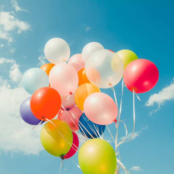 Balloons Kinds of Latex Balloons for Birthday / Anniversary / Valentine's / Wedding / Engagement Party Decoration Birthday Decoration Items for Kids Multicolor (24 Pcs Set) the24kgal