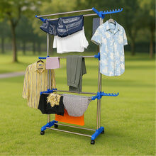 Foldable Stainless Steel Clothes Drying Stand Rack the24kgal