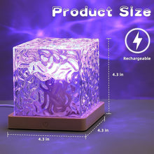 Ocean Wave Projector Lamp, 3D Water Wave LED Night Light, Water Ripple Night Lamp With Remote the24kgal