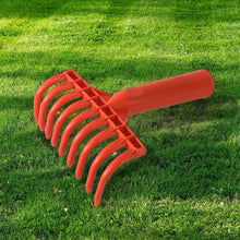 Heavy Duty Plastic Garden Hand Rake – 9-Tooth Cultivator Tool (1 Pc) the24kgal