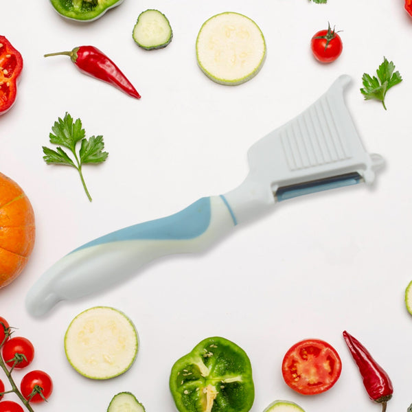 Multipurpose Peeler Brush – Stainless Steel Peeler with Cleaning Brush (1 Pc) the24kgal
