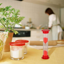 Plastic Hourglass Sand Timer Set – 3-Min Sand Clock for Kitchen, Office, School & Kids (5 Pc) the24kgal