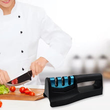 Kitchen Knife Sharpener – Handheld for Chefs & Serrated Knives (1 Pc, Chopper Not Included) the24kgal