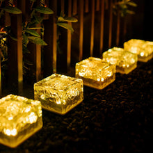 Solar Ice Cube Garden Light for Pathways & Christmas Decor the24kgal