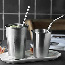 Reusable Stainless Steel Straws with Case for Drinking (4 Pc, Eco-Friendly) the24kgal