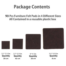 Furniture Pad Square Felt Pads Floor Protector Pad For Home & All Furniture Use the24kgal