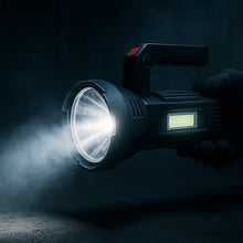 Heavy-Duty Rechargeable USB LED Hand Torch with COB Side Light (1 Pc) the24kgal