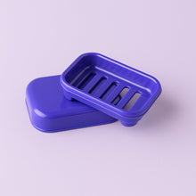 Premium Quality Rectangular Blue Plastic Soap Case (1 Pc) the24kgal