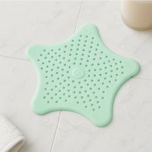 Mint Green Silicone Star Shaped Sink Filter Bathroom Hair Catcher Drain Strainers for Basin the24kgal