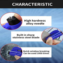 2-in-1 Emergency Safety Cutter – Keychain Tool for Glass Breaking & Seatbelt Cutting, Portable & Handy the24kgal