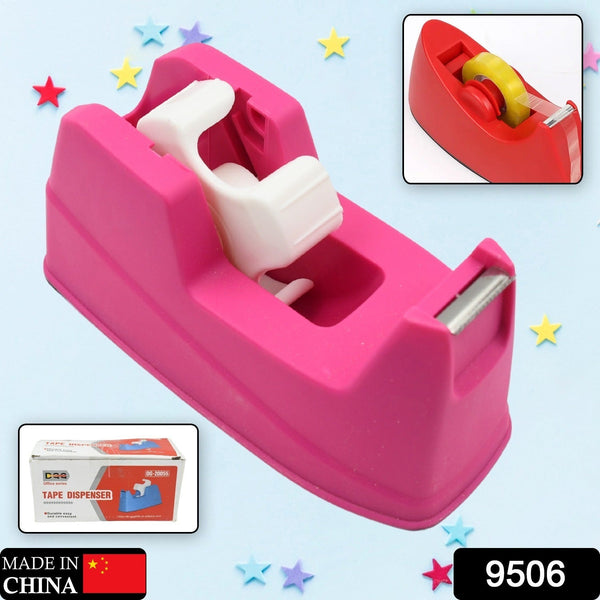 Plastic Tape Dispenser Cutter for Home Office use, Tape Dispenser for Stationary, Tape Cutter Packaging Tape (1 pc / 631 Gm) the24kgal