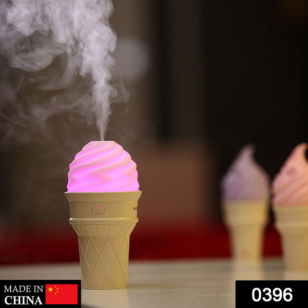 Ice Cream Design LED Humidifier for Freshening Air & Fragrance (Multicoloured) the24kgal