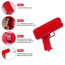 Money Gun Shooter Cash Spray for Party,Wedding, Birthday the24kgal