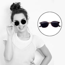 Pink UV Protected Round Sunglasses, classic Sunglasses for Men & Women, Lightweight the24kgal