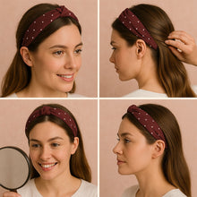 Women's Polka Dot Fabric Knot Hairband – Stylish & Comfortable (1 Pc) the24kgal