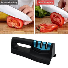 Kitchen Knife Sharpener – Handheld for Chefs & Serrated Knives (1 Pc, Chopper Not Included) the24kgal