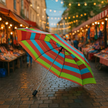 3-Fold Sun & Rain Protective Solid Foldable Umbrella, (1 Pc / Mix Design) the24kgal