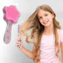 Cartoon Hair Brush Massage Shower Comb Blur Wet Salon Hair Brushes Hair Styling Tools, Glitter Comb, Soft & Smooth Brush, Mermaid Brush For Kids Return Gifts For Kids (1 Pc ), Hair accessories the24kgal