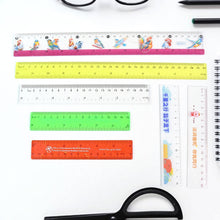 Premium Quality Assorted Plastic Ruler (1 Pc & Mix Design) the24kgal