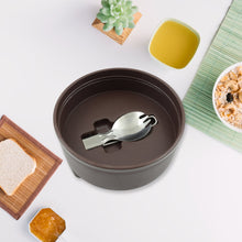 Vacuum insulated lunch box, 304 stainless steel, used for lunch storage, double-layer travel hiking picnic food jar, with folding spoon and handle BPA Free Thermos Lunch Box for Kids Adults (1600 ML) the24kgal