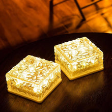 Solar Ice Cube Garden Light for Pathways & Christmas Decor the24kgal